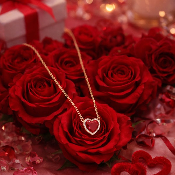 Lănțișor auriu cu inimioară