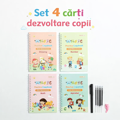 📚 Pachet 4 Cărți de Dezvoltare pentru Copii