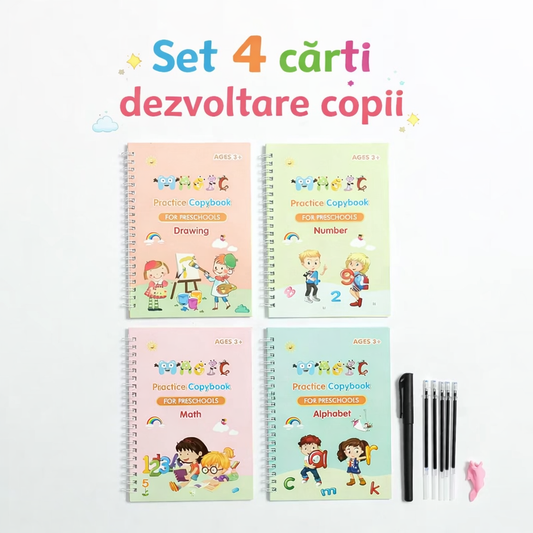 📚 Pachet 4 Cărți de Dezvoltare pentru Copii